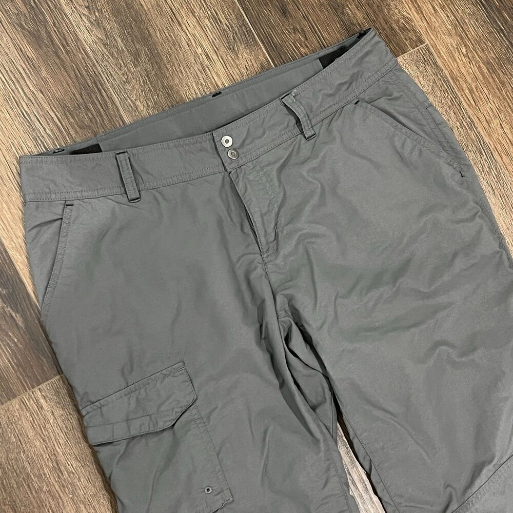 Columbia Women’s Dark Gray Saturday Trail Hiking Sun Protection Pants - Size 12